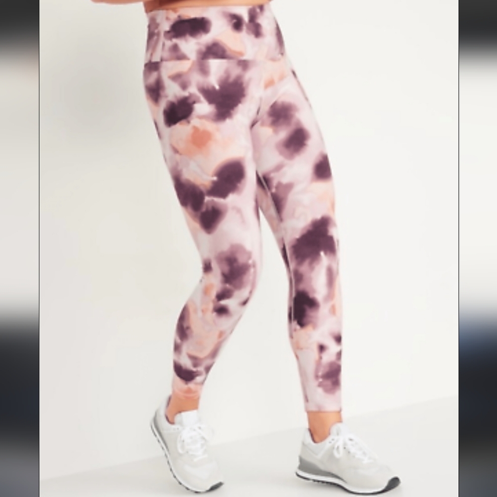 Old Navy Multicolor Abstract Leggings Size Large